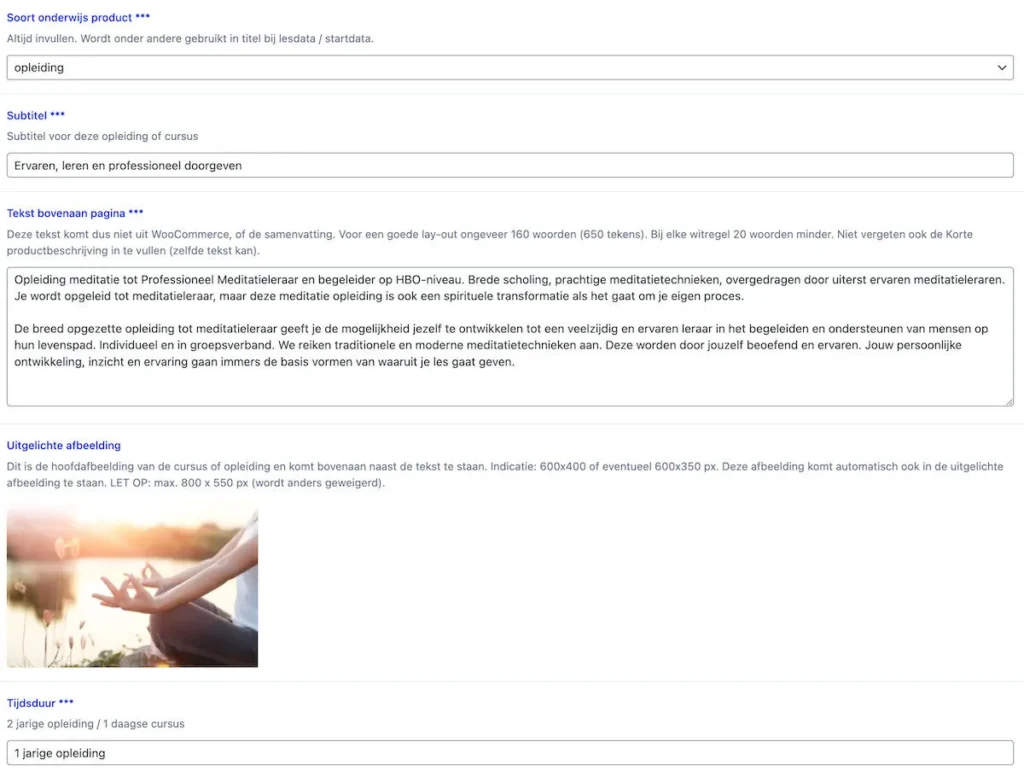 Website pagina dynamisch maken
